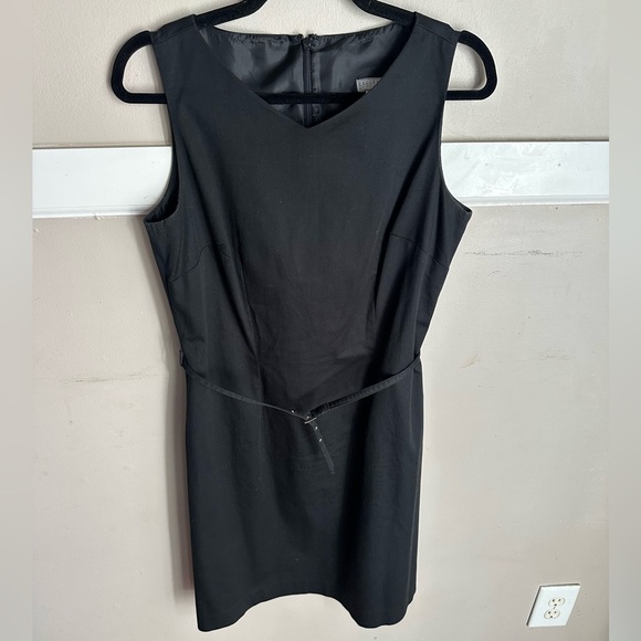 Collection B Dresses & Skirts - Collection B Elegant Belted Black Dress Size 10